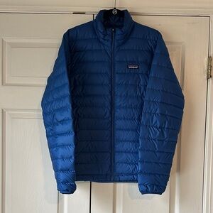 Patagonia Men's Blue Puffer Jacket, sz S